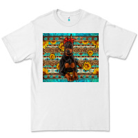 White doberman with western background Premium Tee - Artiststas