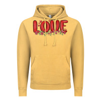 Vintage Mustard love valentine s day Vintage Hoodie - MaliasSmallBusiness