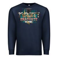 Navy Twenty twenty four graduate Premium Sweatshirt - CowGirlArtShop