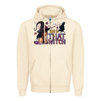 Sandshell 100% That Witch Black Afro Witch Zipper Hoodie - texasbilliewilder