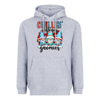 Heather Grey chillin with my gnomies Heavyweight Hoodie - CowGirlArtShop