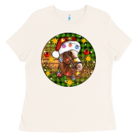 Bone Christmas horse Ladies Tee - Artiststas