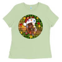 Matcha Christmas horse Ladies Tee - Artiststas