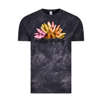 Cloud Black hello spring Vintage Tee - MaliasSmallBusiness