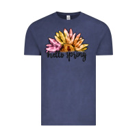 Vintage Denim hello spring Vintage Tee - MaliasSmallBusiness