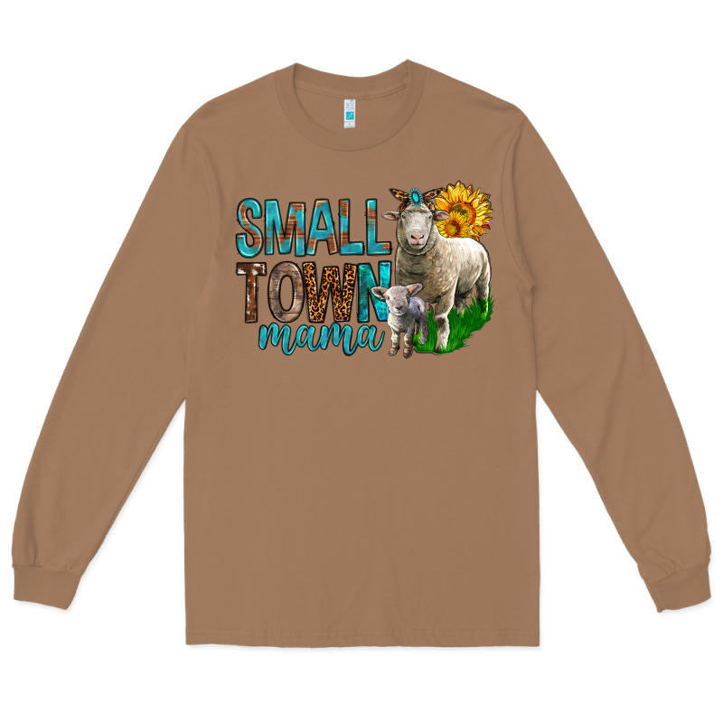 Small Town Mama With Sheeps Long Sleeve Tee by BundleAndBundleShop | Teevron