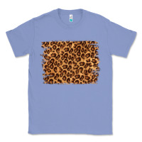 Colony Blue leopard background Classic Tee - NancyCooperArtShop