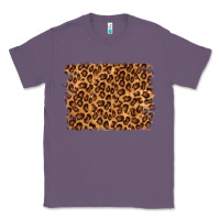 Lavender leopard background Classic Tee - NancyCooperArtShop