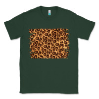 Sports Green leopard background Classic Tee - NancyCooperArtShop