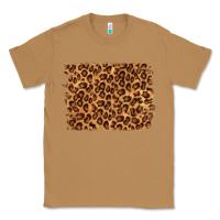 Toasted Coconut leopard background Classic Tee - NancyCooperArtShop