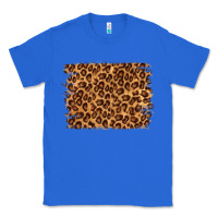 True Royal leopard background Classic Tee - NancyCooperArtShop