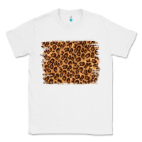 White leopard background Classic Tee - NancyCooperArtShop