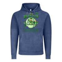 Vintage Denim lucky world tour st. patrick's day Vintage Hoodie - MaliasSmallBusiness