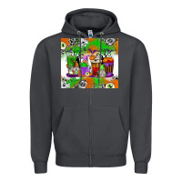 Smoke Halloween Coffee Cups Zipper Hoodie - texasbilliewilder