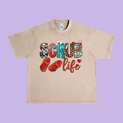 Scrub Life Urban Heavy Tee Designed By Nancycooperartshop