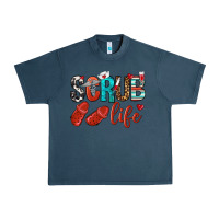 Midnight Navy scrub life Urban Heavy Tee - NancyCooperArtShop