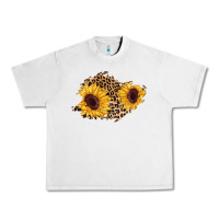 Lunar Rock sunflower leopard patch Urban Heavy Tee - AdoDesignShop