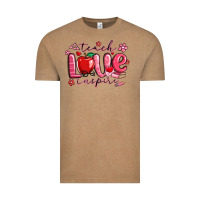 Vintage Coffee teach love inspire valentines day Vintage Tee - MaliasSmallBusiness