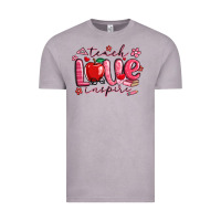 Vintage Zinc teach love inspire valentines day Vintage Tee - MaliasSmallBusiness