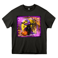 Asphalt witchy cat tumbler Heavy Core Tee - BundleAndBundleShop