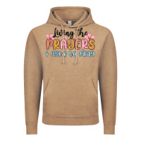 Vintage Coffee living the prayers i used to pray Vintage Hoodie - MaliasSmallBusiness