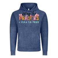 Vintage Denim living the prayers i used to pray Vintage Hoodie - MaliasSmallBusiness