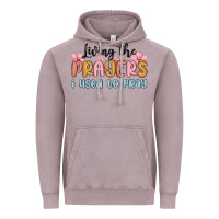 Vintage Zinc living the prayers i used to pray Vintage Hoodie - MaliasSmallBusiness