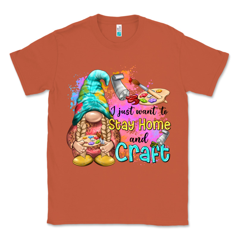I Just Want Stay Home And Craft Classic Tee by NancyCooperArtShop | Teevron