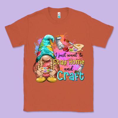 I Just Want Stay Home And Craft Classic Tee Designed By Nancycooperartshop