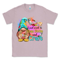 Lilac i just want stay home and craft Classic Tee - NancyCooperArtShop