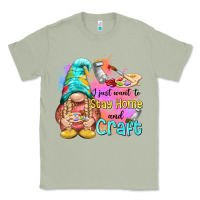 Matcha i just want stay home and craft Classic Tee - NancyCooperArtShop