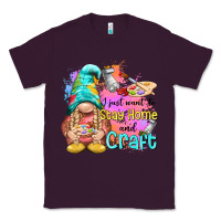 Plum i just want stay home and craft Classic Tee - NancyCooperArtShop