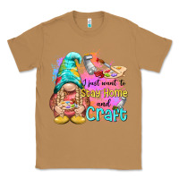 Toasted Coconut i just want stay home and craft Classic Tee - NancyCooperArtShop