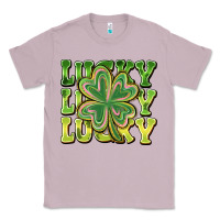 Lilac Lucky Clover Classic Tee - CowhideDigitalArt