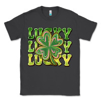 Smoke Lucky Clover Classic Tee - CowhideDigitalArt