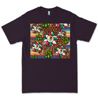 Plum sunflower mexican flag tumbler Premium Tee - JahusDesignShop