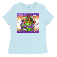 Baby Blue stay sweet Ladies Tee - BundleAndBundleShop