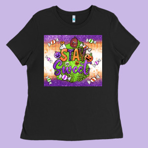 Stay Sweet Ladies Tee Designed By Bundleandbundleshop