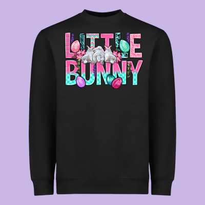 Little Bunny Easter Heavyweight Sweatshirt Designed By Bundleandbundleshop