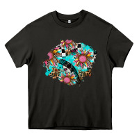 Asphalt race sunflower patches Heavy Core Tee - AdoDesignShop