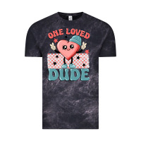 Cloud Black one loved dude Vintage Tee - MaliasSmallBusiness
