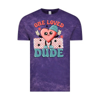 Cloud Purple one loved dude Vintage Tee - MaliasSmallBusiness
