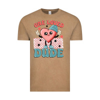 Vintage Coffee one loved dude Vintage Tee - MaliasSmallBusiness
