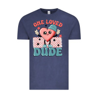 Vintage Denim one loved dude Vintage Tee - MaliasSmallBusiness