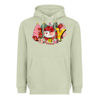 Matcha joy snowman Heavyweight Hoodie - CowGirlArtShop