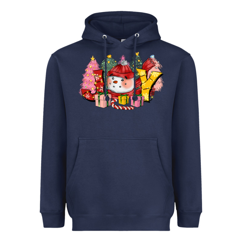 Joy Snowman Heavyweight Hoodie by CowGirlArtShop | Teevron