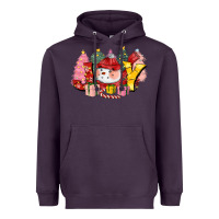 Plum joy snowman Heavyweight Hoodie - CowGirlArtShop