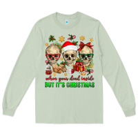 Matcha When Your Dead Inside But It's Christmas Long Sleeve Tee - BundleAndBundleShop