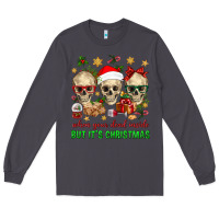 Smoke When Your Dead Inside But It's Christmas Long Sleeve Tee - BundleAndBundleShop