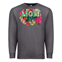 Charcoal Heather Mom life Premium Sweatshirt - CowGirlArtShop
